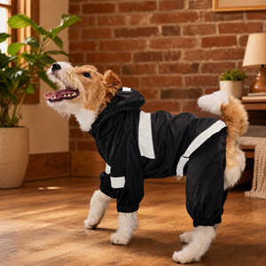 Impermeable Reflectante de Invierno para Perros, Chaqueta de Nylon con Cuello Alto y Cierre para Razas Grandes, Greyhound, <span class=keywords><strong>Boxer</strong></span>, Tallas 5XL y 6XL - Product Image 1