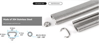 Clous en acier galvanisé 16Ga C17 SC-660 1,6 mm, anneaux de fixation, agrafes, attaches, clips de bordure, agrafes