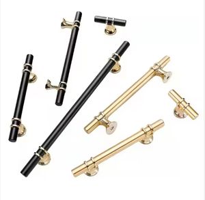 Manijas <span class=keywords><strong>de</strong></span> Acero Inoxidable <span class=keywords><strong>de</strong></span> Lujo para Puertas, Manijas para Cajones y Gabinetes <span class=keywords><strong>de</strong></span> <span class=keywords><strong>Cocina</strong></span>, Manija <span class=keywords><strong>de</strong></span> Puerta Negra y Dorada - Product Image 1