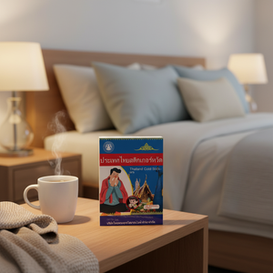 Pansement froid direct d'usine thaïlandaise pour <span class=keywords><strong>la</strong></span> congestion nasale, le rhume, <span class=keywords><strong>la</strong></span> fièvre, l'inconfort <span class=keywords><strong>de</strong></span> <span class=keywords><strong>la</strong></span> <span class=keywords><strong>gorge</strong></span>, l'asthme - Soulagement du Bouddha couché - Pansement chinois - Product Image 1