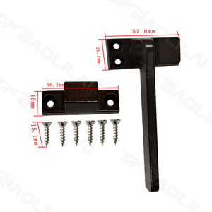 อุปกรณ์เสริมที่ทันสมัยสำหรับห้องนอนห้องน้ำอลูมิเนียมอัลลอยมือจับหน้าต่างบานเลื่อนด้านซ้ายขวาชนิดสกรูสำหรับใช้ในอพาร์ตเมนต์ - Product Image 1