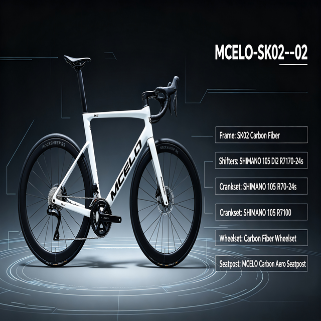 Chinese Carbon Fiber Road Bike with 12 Speed Electric Shifting Disc Brake Full Carbon Wheelset 700C for Men Aero Racing Cycling