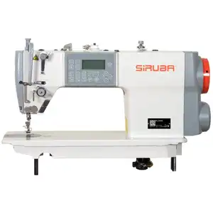 Siruba brand Chinese Taiwan New Machine Thread Trimmer Lockstitch Flat-Bed Sewing Machine with Direct-drive motor