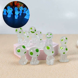 Paquete de 10 Diseños de Decoración de Jardín, Miniaturas Luminosas de Duendes Fantasma que Brillan en la Oscuridad, Manualidades de Resina, Suministros para el Hogar y Bricolaje - Product Image 6