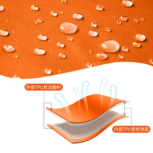 Camping <b>Inflatable</b> TPU Mat Thickened Rectangle Air <b>Mattress</b> No Pump Needed Portable Outdoor Sleeping Pad 200KG Load Capacity - Product Image 4