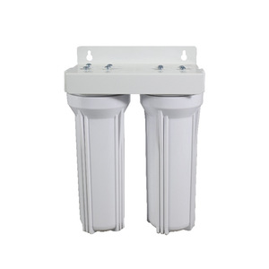 Prefiltro de Agua de Doble Etapa, 4 Puntos de Conexión, Totalmente Blanco, para Uso Doméstico en la Cocina, Fácil Instalación - Product Image 4