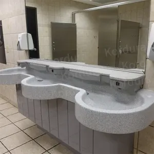 अमेरिकी आधुनिक शौचालय वॉश बेसिन फैशन डिजाइन ठोस सतहों जेल कोट वॉश बेसिन घमंड वॉश बेसिन शौचालय काउंटर शीर्ष