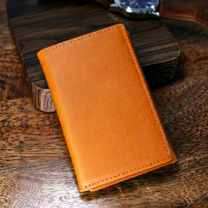 Handcrafted Genuine Leather Tri Fold Wallet Men Custom Logo Vintage Cowhide <b>Credit</b> <b>Card</b> <b>Holder</b> Billfold LTW-0174 - Product Image 1
