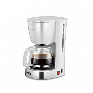 เครื่องชงกาแฟไฟฟ้ากันหยด1.25L พร้อมเหยือกแก้ว10ถ้วยสำหรับโรงแรม RV ใช้เทอร์โมสตัทที่ปลอดภัยและมีคุณสมบัติให้ความอบอุ่น - Product Image 1