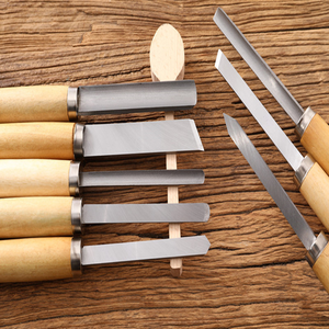 8pcs thợ mộc khắc đục Set gỗ chuyển công cụ cho chế biến gỗ nóng bán 65Mn thép OEM gỗ thủ công công cụ sồi xử lý - Product Image 2