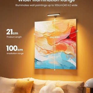 Lampe murale à LED rechargeable avec télécommande, design breveté, 6000 mAh, mode dimmable - Product Image 5