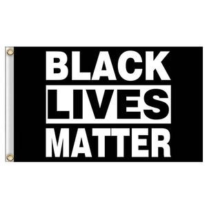 Bandiera Black Lives Matter (<span class=keywords><strong>BLM</strong></span>) 3x5ft, 100% Poliestere, Doppia Cucitura, Due Occhielli, Ecologica, Stampa Digitale, Vendita all'Ingrosso - Product Image 1