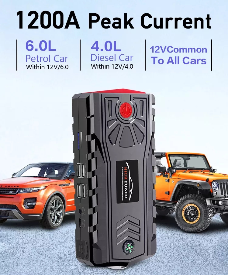 Car Jump Starter With Tire Inflator For Battery And Tyre Compressor Lithium 10000 Amp Automotive Motorcycle Fconegy