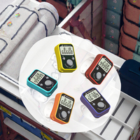 Compteur numérique LCD portable à piles, modèle 1016, pour usage industriel, avec mémoire de données de 1 an, en plastique, cadeau du Ramadan