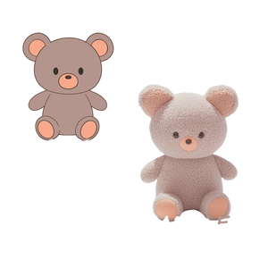 Giocattoli <span class=keywords><strong>di</strong></span> Peluche Personalizzati, Orsacchiotto Cartoon su Misura, Trasforma il Tuo <span class=keywords><strong>Disegno</strong></span> <span class=keywords><strong>di</strong></span> Orso in un Vero Mascotte Imbottita - Product Image 1