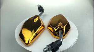 Accessoires pour scooter, rétroviseur de moto, miroir réfléchissant chromé, accessoires de moto - Product Image 6