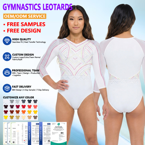 Leotardo de Gimnasia de Manga Larga Directo de Fábrica, Traje de Danza para Equipos y Clubes, Envío Rápido - Product Image 1