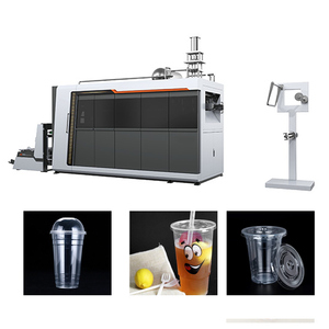 Hoàn toàn tự động dùng một lần nhựa thực phẩm hộp cup thermoforming máy bao gồm sưởi ấm hình thành PS Pet PP PVC EPS - Product Image 3