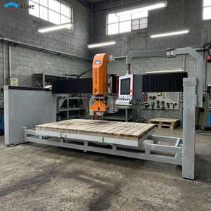 Máquina de Corte de Piedra con Sierra de Puente CNC de 5 Ejes para Fabricación de Losas de Granito y Mármol - Product Image 1