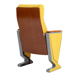 Hechuang Poetry Auditorium <b>Chair</b> P8136 <b>Yellow</b> Fabric Tiered Seating For Stadiums And Lecture Halls - Product Image 1
