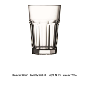 Vaso Alto Casablanca Temperat 36 cl Pasabahce, Altura 12 cm, Diámetro 8 cm - Product Image 3