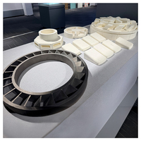Moulage en céramique de précision sur mesure pour l'impression 3D, fabrication additive par jet de liant pour la fonderie métallique, service de prototypage rapide