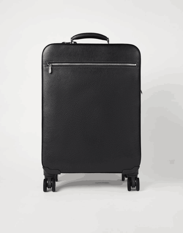 Retro Genuine Leather Luggage Soft Carry