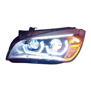 Faros LED modificados para BMW X1 E84 con luz diurna tipo ojo de ángel de 6000K para actualización y reequipamiento. - Product Image 4
