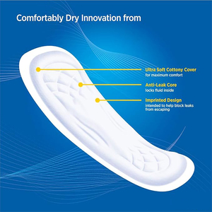 <span class=keywords><strong>Serviette</strong></span> hygiénique jetable à ailettes en coton biologique biodégradable personnalisable, super absorbante, protection contre les fuites, <span class=keywords><strong>serviette</strong></span> à base de plantes pour femmes - Product Image 4