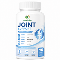 Comprimés de soutien articulaire pour adultes OEM ODM : Glucosamine, MSM, Chondroïtine, Calcium, Curcuma, UC-II, Hyaluronate de sodium – 90 comprimés pour les os et les articulations