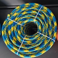 Corde en nylon tressé double Cordon tressé en polyester 14mm-20mm Dock Line Boat Marine