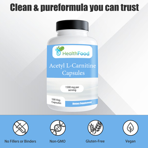 Custom Label Acetyl L-Carnitine Capsules Transparent Fprmula & Overcome Occasional Constipation with Dietary <b>Supplement</b> - Product Image 3