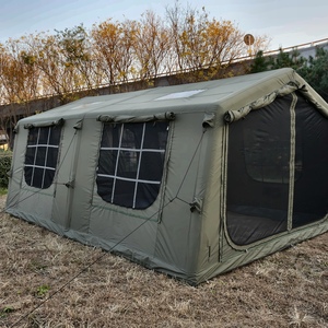 <span class=keywords><strong>Tente</strong></span> de camping <span class=keywords><strong>gonflable</strong></span> <span class=keywords><strong>XXL</strong></span> 17,28 m² en toile imperméable pour le camping familial en plein air - Product Image 2