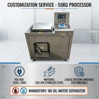Machine de compostage des déchets alimentaires HangKai en acier inoxydable 5,75 kW Garantie 1 an Capacité 50 kg