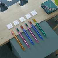 Stylo bille miniature personnalisé avec logo, 0,7 mm, en plastique, cadeau publicitaire pour hôtels, compagnies aériennes, carnets