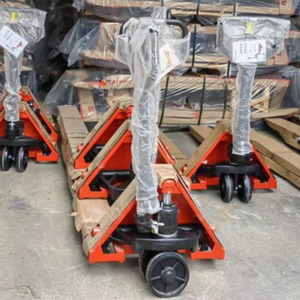Hydraulic <b>Pallet</b> <b>Jack</b> 2 3 Ton Manual Warehouse Forklift With Nylon And Pu Wheels For Concrete And Epoxy Floor - Product Image 2