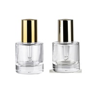 Flacon en Verre à Épaules Plates et Paroi Épaisse de Qualité 15ml 30ml 50ml pour Sérum Capillaire Huile Essentielle avec Bouchon Compte-gouttes Pipette Rotative