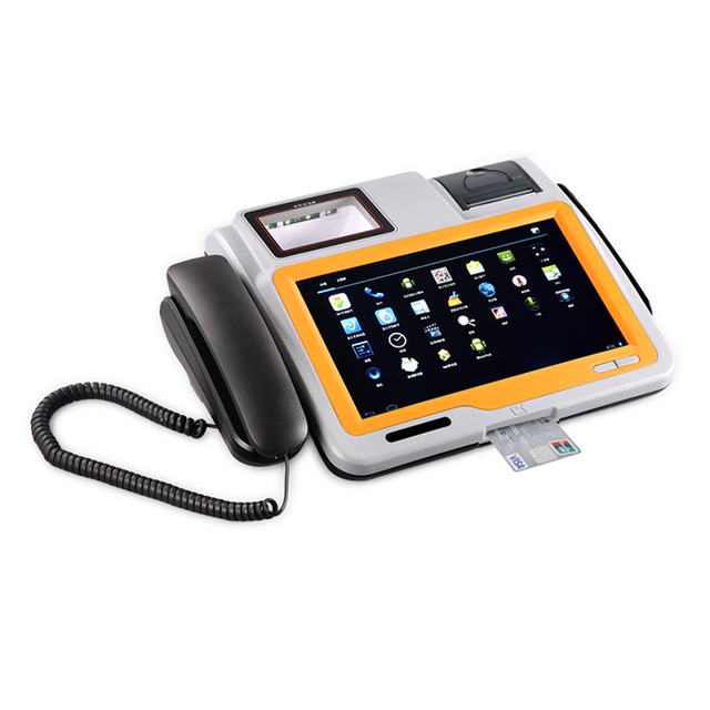 Android 11 Desktop Pos Terminal with Thermal Printer Point of Sale QR Code Reader Pos Lottery Terminal Wifi,bluetooth,RJ45