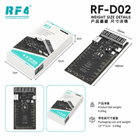 Carte d'activation de batterie RF4 D02 pour iPhone 8-17 et plus de 400 modèles Android – Outil de réparation de téléphones mobiles avec double affichage numérique – Garantie 1 an