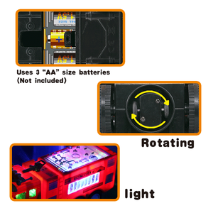 Camión de Bomberos de Juguete Dwi Dowellin para Niños y Niñas, con Luces LED 4D, Juguete de Empuje para Niños Pequeños - Camión de Bomberos para Pequeños Bomberos - Product Image 5