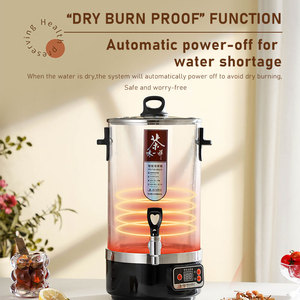 Hervidor de Agua Eléctrico, Máquina Automática para Preparar Té, Hervidor de Agua de Gran Capacidad de 20L, Cafetera con Infusor para Cafetería, Tienda de Té con Leche, Hotel - Product Image 3