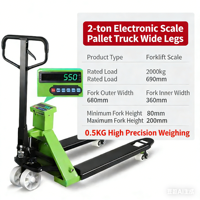 Transpaleta Manual con Báscula de 2, 2.5 y 3 Toneladas, 2500 kg, Alta Precisión, Duradera