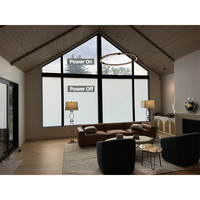 Film intelligent auto-adhésif en cristal liquide dispersé dans un polymère (PDLC) moderne pour les fenêtres de la maison, le salon, la cuisine, protection de la vie privée