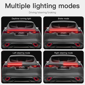 Luz LED para Alerón Trasero de Coche, Tira de Fibra de Carbono para Parachoques Trasero, Alerón de Techo, Luz de Freno Trasera para Maletero de Automóvil - Product Image 2