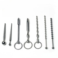 Plug urétral en métal, acier inoxydable, tige d'insertion œil-de-cheval, masseur stimulant l'orgasme, dilatateur de gland, masturbation masculine, adulte
