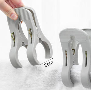 Pinces <span class=keywords><strong>à</strong></span> couette multifonctionnelles transparentes en plastique grande taille, coupe-vent, pour chaises de plage, transats de piscine et vêtements - Product Image 1