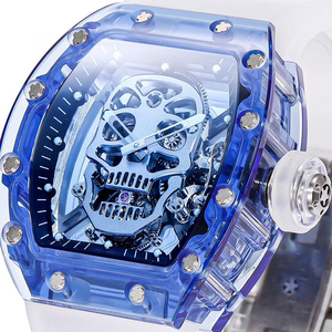 Montre squelette transparente haut de gamme pour homme – Montre de luxe pour événements rock, rassemblements de motards et soirées décontractées - Product Image 2