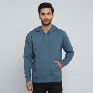 Sudadera con capucha de invierno de alta calidad, 450 g/m², de algodón, con logotipo personalizado, de terciopelo, extragrande, con media cremallera, de peso pesado, con relieve 3D. - Product Image 1