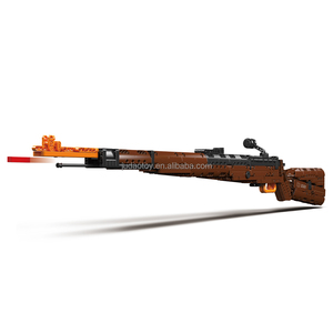 Mould King 14002 <span class=keywords><strong>Mauser</strong></span> 98K Rifle de Francotirador, Bloques de Construcción, Modelo de Arma, Ladrillos de Ensamblaje, <span class=keywords><strong>Pistola</strong></span> de Juguete, Kit de Bloques, Juguete para Niños - Product Image 1