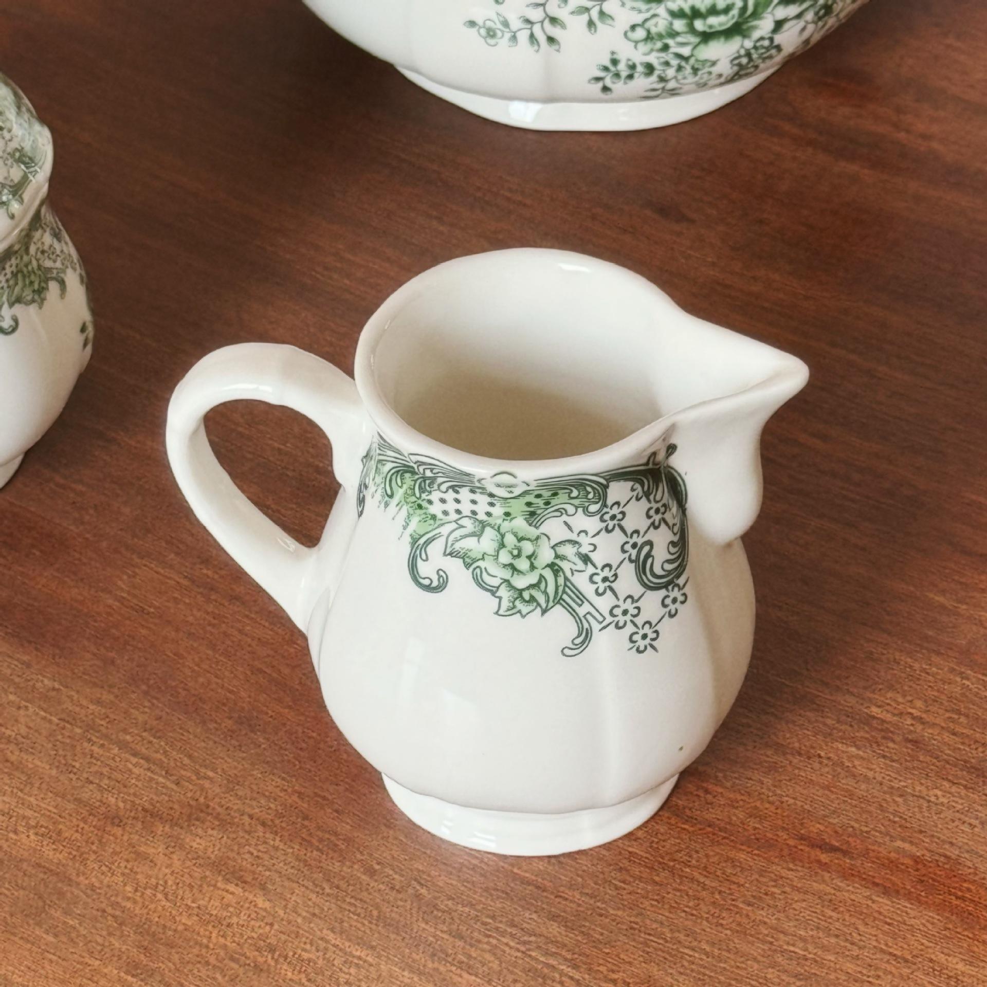 Vintage Green Milk Pot 250ml